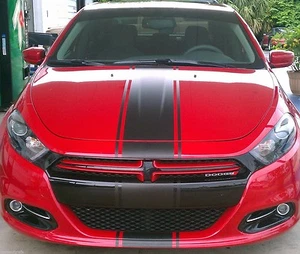 11" Center Rally stripes Stripe Graphics FIT ALL 2013 - 2018 DODGE Dart GT RT - Bild 1 von 2