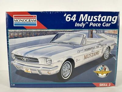 '64 Mustang Indy Pace Car Monogram 1:24 Model Kit # 2456 ~ Sealed Box - Image 1 of 4