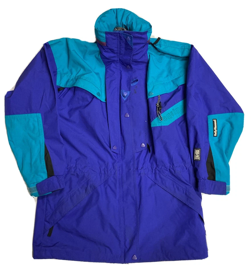 Chaqueta de esquí vintage Helly Hansen Helly Tech Equipe para hombre con cremallera completa talla mediana Foto 1 de 4