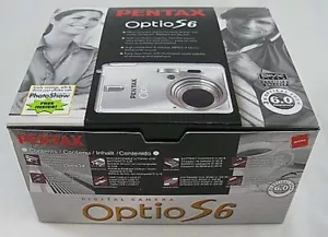 Cámara Digital Pentax Optio S6 6.0 Megapíxeles COMO ESTÁ LA PANTALLA ROTA - Imagen 1 de 5
