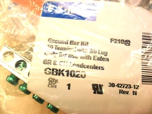 GBK1020 EATON Kit Barra di Terra 10 Terminali Sigillati Sacchetti di Fabbrica - Foto 1 di 3