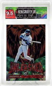 2022 Donruss Ken Griffey Jr. Unleashed Green #13/25 #UL-20 Mariners HGA 9.5! 💎