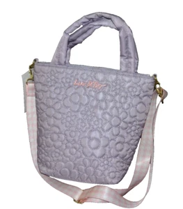LUV BETSEY Betsey Johnson Satchel Handbag LAVENDER Tote w/Detachable Strap NWT - Picture 1 of 11