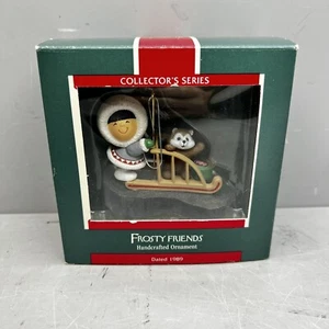 1989 Hallmark QX4572 " Frosty Friends - #10" Ornament BRAND NEW! Vtg Collectible - Picture 1 of 3