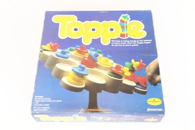 VINTAGE TOY  1985 PRESSMAN TOPPLE GAME - Image 1 of 4