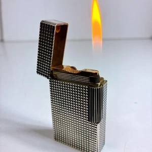 S.T. Dupont Gas Lighter Diamond Head Ignition From JAPAN - Picture 1 of 9