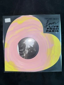Taylor Swift Lover Live From Paris Heart Shaped 2025 Vinyl RARE NEW Pink & Blue - Bild 1 von 2