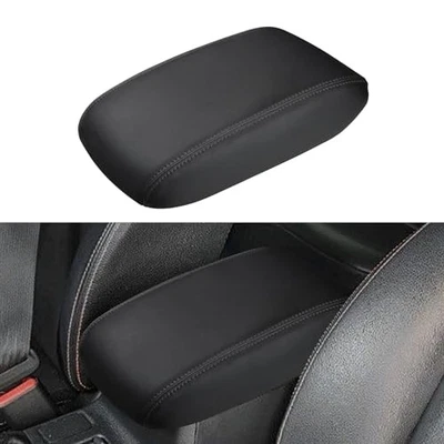 Center Console Armrest Cover for Subaru Forester 2013-2018 Black Stitches - Imagem 1 de 4