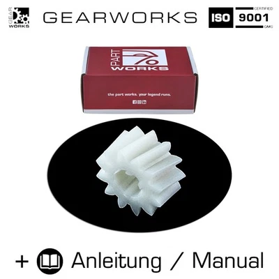 PARTWORKS Zahnrad Sitzverstellung für BMW 3er E36 Elektrisch WEIß