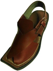 Men's Different Style Peshawari Hand Made Leather Sandals with Minor Defects - Picture 1 of 90