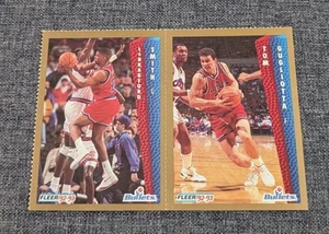 Tom Gugliotta RC LaBradford Smith Uncut Sheets 1992-93 Fleer - Bild 1 von 2