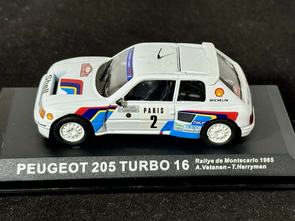 PEUGEOT 205 TURBO 16 #2 A.CATANEN-T.HARRYMAN WINNER RALLYE MONTECARLO 1985 1:43 - Immagine 1 di 4