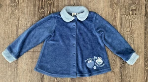 VTG Sesame Street Swing Jacket Cardigan Elmo Cookie Monster Friends Embroidered - Picture 1 of 13
