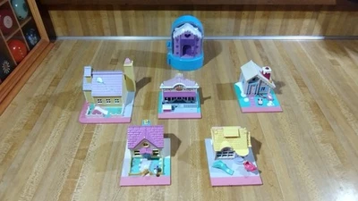 (6) Polly Pocket Bluebird Houses! - Image 1 of 4