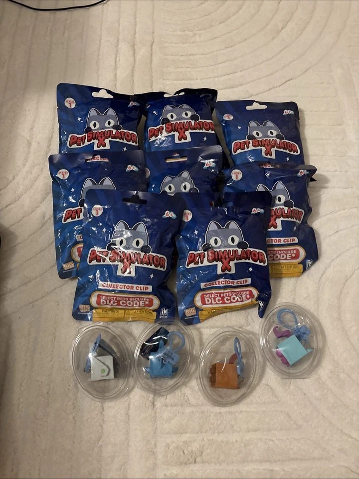 Big Games Pet Simulator X Collector Clip -  8 Unopened and 4 not in package - Image 1 of 1