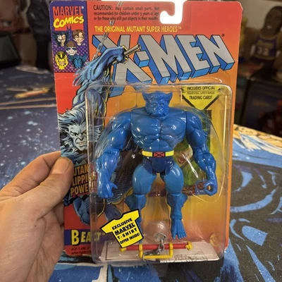 Vintage 1994 Beast Uncanny X-men Toy Biz Action Figure Sealed Unopened NEW - Image 1 of 4