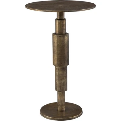 Uttermost 22994 Descend 22.5 X 14 inch Antique Gold Accent Table - Image 1 of 4