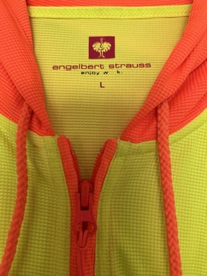 Engelbert Strauss Jacke mit Kapuze Performance Mesh gelb L Warnschutz - Bild 1 von 4