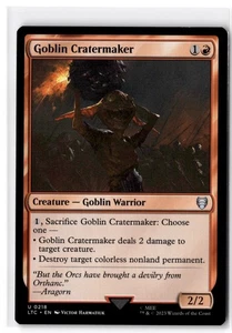 Commander: The Lord of the Rings: Tales of Middle-earth #218 Goblin Cratermaker - Picture 1 of 2