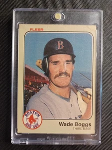 1983 Fleer WADE BOGGS (RC) #179 RED SOX - Bild 1 von 2