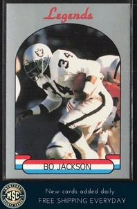 Bo Jackson 1990 Living Legends gris (sin licencia) #NNO Los Angeles Raiders casi nuevo-como nuevo+ - Imagen 1 de 2
