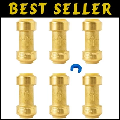 Versatile 3/4" Check Valve, Push-to-Connect Fittings - Image 1 of 4