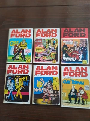 Alan Ford originali blocco sei numeri bassi(Ed.Corno 1970) - Immagine 1 di 3