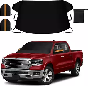Windshield Cover for Ice and Snow, Thicken Extra Large Size Car Windshield Snow  - Picture 1 of 12