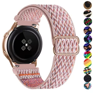 Fabric Elastic Nylon Strap For Samsung Galaxy Watch 3 4 5 6 7 Active 2 40/44m - Picture 1 of 12