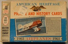 Milton Bradley 1961 American Heritage Picture Cards-Airplanes 1903-1961