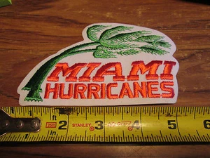 MIAMI HURRICANES PATCH SWEET LOOKING 5 INCHES - Picture 1 of 1