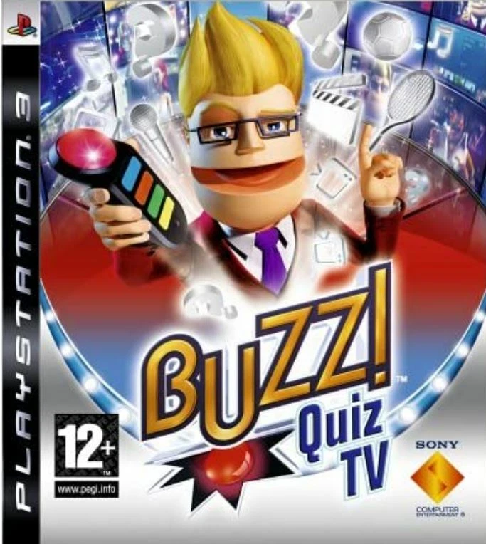 BUZZ QUIZ TV PS3 RE SEALED UK PAL Sony Playstation 3 Original Release Buzz! - Image 1 of 1