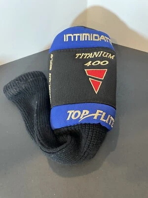 Top Flite Intimidator Titanium 400 Fairway 3 Wood Golf Club Headcover Black Blue Foto 1 de 4
