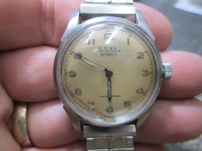 Reloj Pulsera CYMA TAVANNES AUTOMÁTICO INOXIDABLE PARA HOMBRE Correr Foto 1 de 2