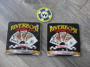 Riverboat Gambler Pinball Machine Promo Speaker Cutout Plastics & Promo item - Picture 1 of 1