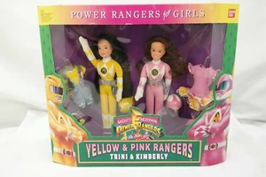 Mighty Morphin Power Rangers Yellow and Pink Rangers Trini & Kimberly Set TY - Picture 1 of 12