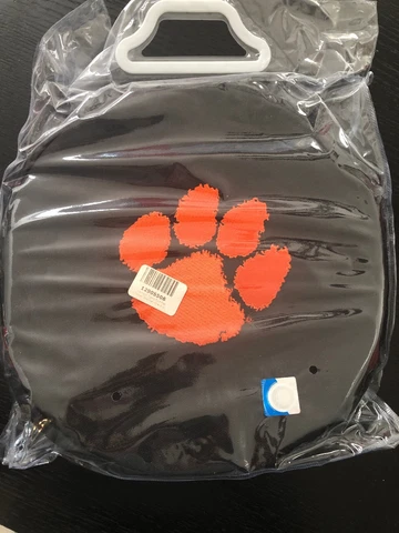 NEW Clemson Tigers Fold Flat Cooler Ottoman Cover