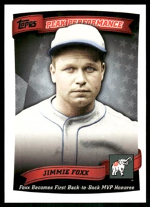 2010 Topps - Peak Performance #PP-21 Jimmie Foxx - Picture 1 of 2