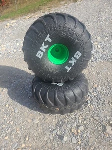 Mega Monster Jam Grave Digger 10”Replacement RC Truck Foam Wheel & Tire - Picture 1 of 2