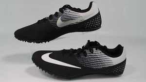 New Mens Nike Zoom Rival S8 Track Spikes Style 806554-011 Black/White Size 14 - Picture 1 of 9