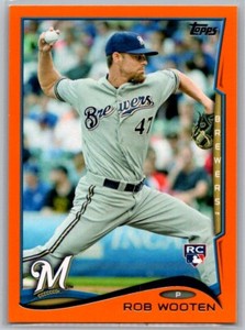 2014 Topps Factory Set Orange /2014 Rob Wooten #494 Milwaukee Brewers