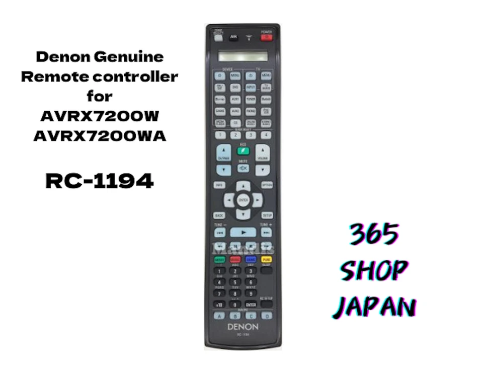 DENON Genuine remote control RC-1194 for AVRX-7200W AVRX-7200WA FedEx DHL New - Image 1 of 1
