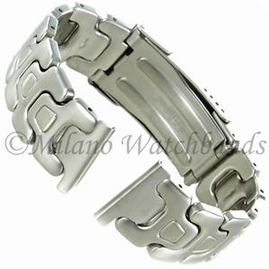 20mm Speidel Hirsch Stainless Steel Security Clasp Solid Mens Watchband 1712/713 - Picture 1 of 7
