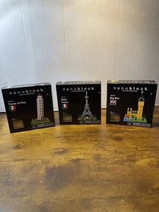 Nanoblock Micro Sized Building Europe Block NBH-030 , NBH-004 , NBH-029 - Picture 1 of 9