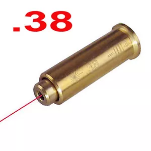 Hunting Cal .38 Cartridge Bore Sighter Red Dot Laser Boresighter Sight - Picture 1 of 7