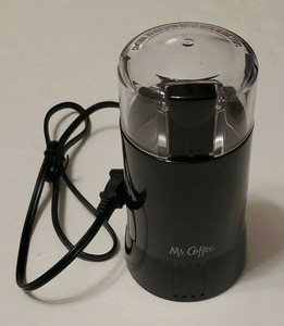 Mr. Coffee IDS57 Black  Push Button Coffee Grinder / Herb Grinder