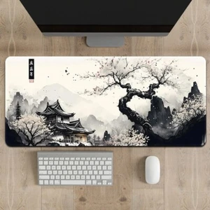 Extended Large Mouse Pad Non-Slip Desk Pad 31.5"x11.8" Desk Mat Work - Photo 1/10