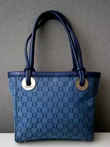 OROTON SIGNATURE TOTE CANVAS /LEATHER BAG.#168006 - Picture 1 of 8