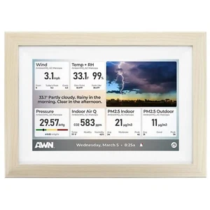 Kestrel AWNWW 2.4 GHz Wi-Fi Ambient Weather Network Weather Window Display - Picture 1 of 7
