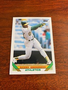 1993 Topps #750 Rickey Henderson HOF